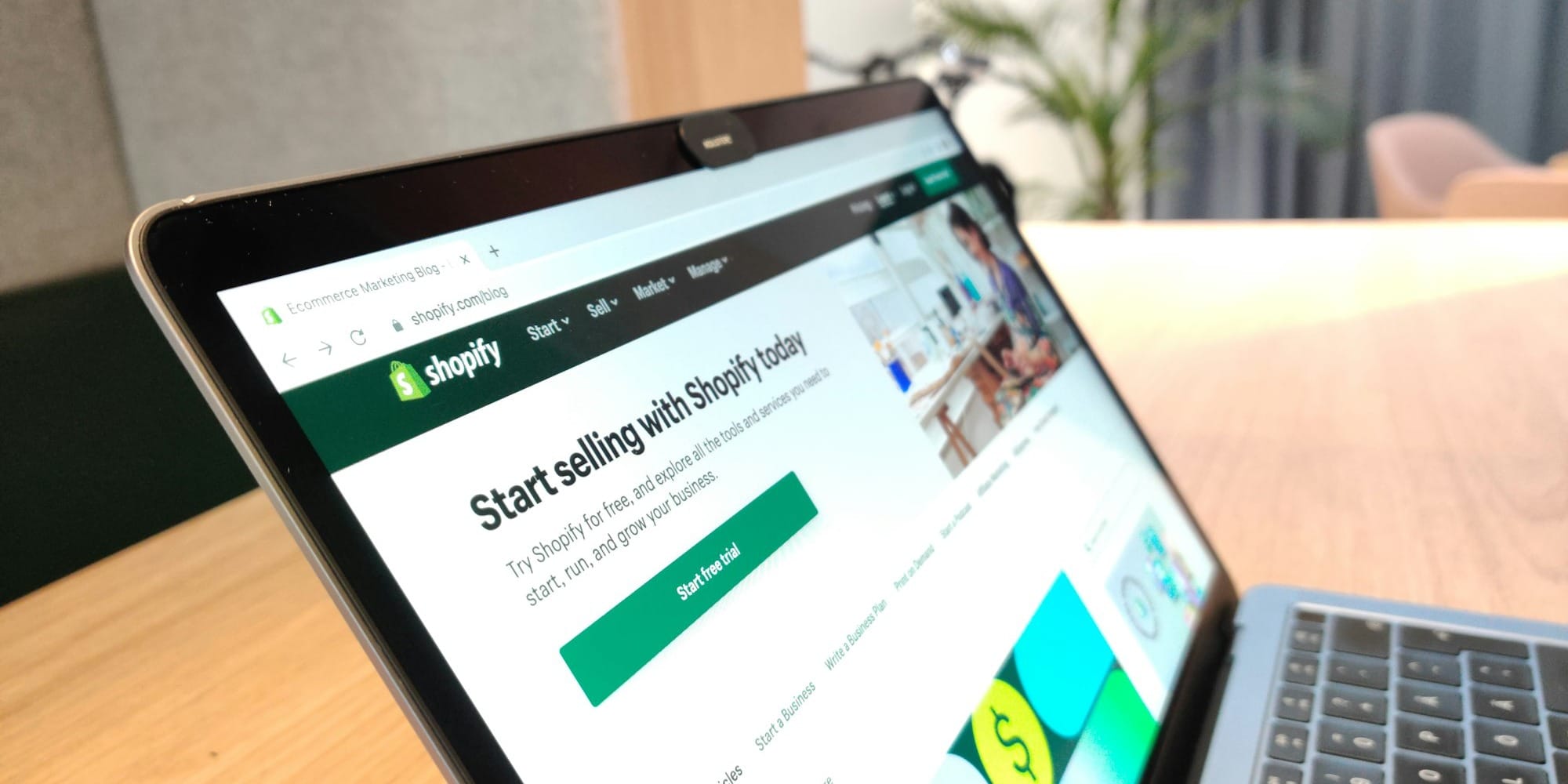 Start selling with Shopify today.